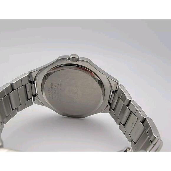 Men's Seiko 7N42-0FD0 Stainless Steel Calendar Vintage Quartz Watch 6.75" wrist- - Picture 10 of 10